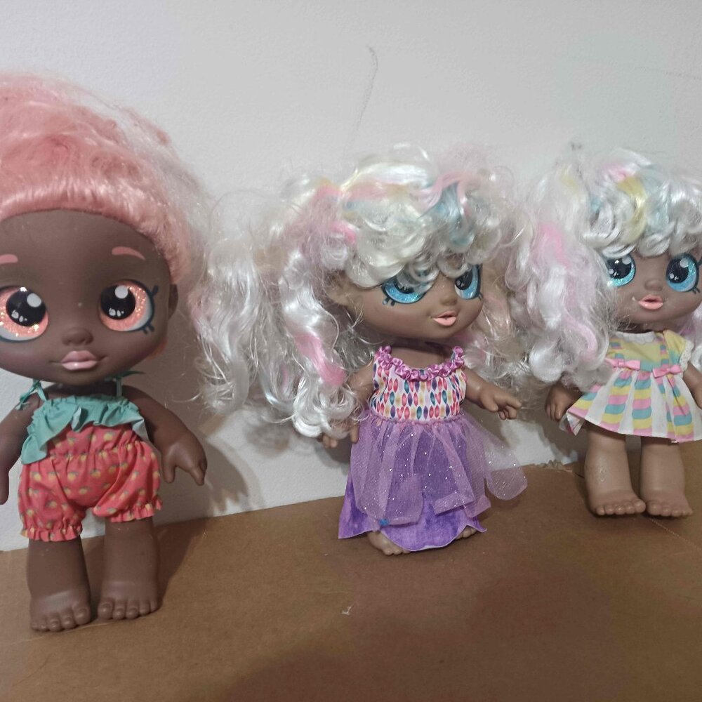 A Trio of Kindi Kids Dolls